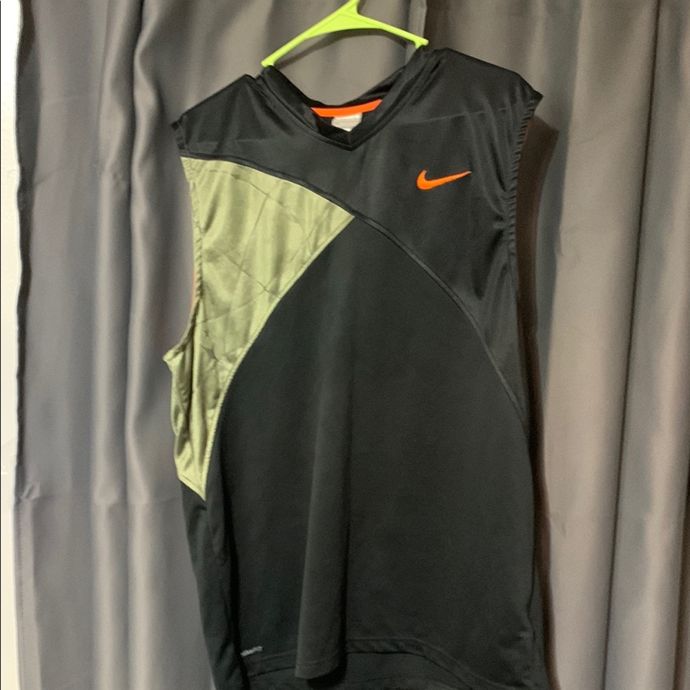 Nike Sleeveless Athletic Tops bundle, 2 are large and 1 men’s medium.